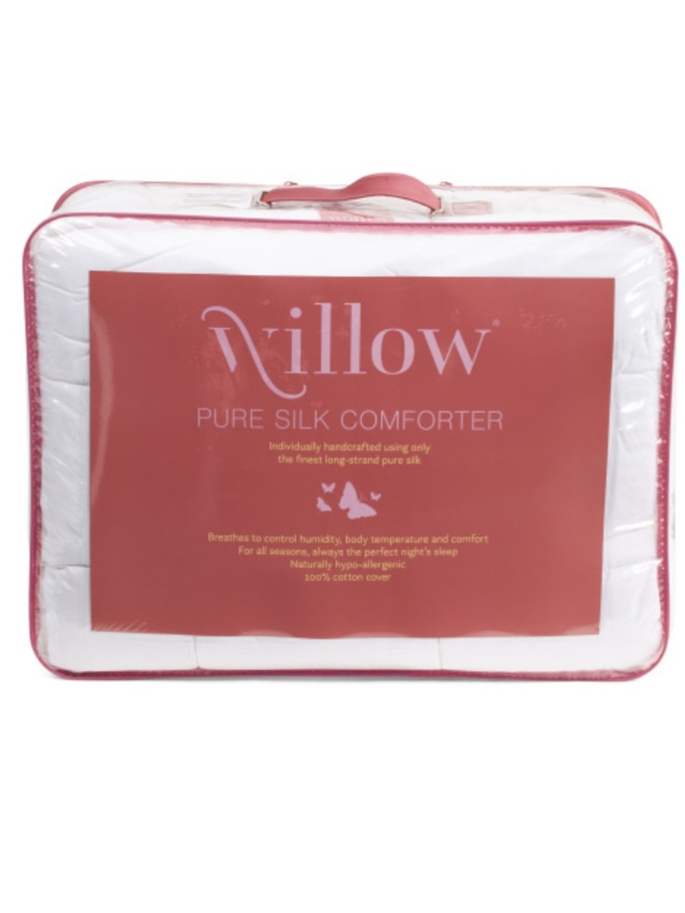 Willow Silk Filled Comforter in White
